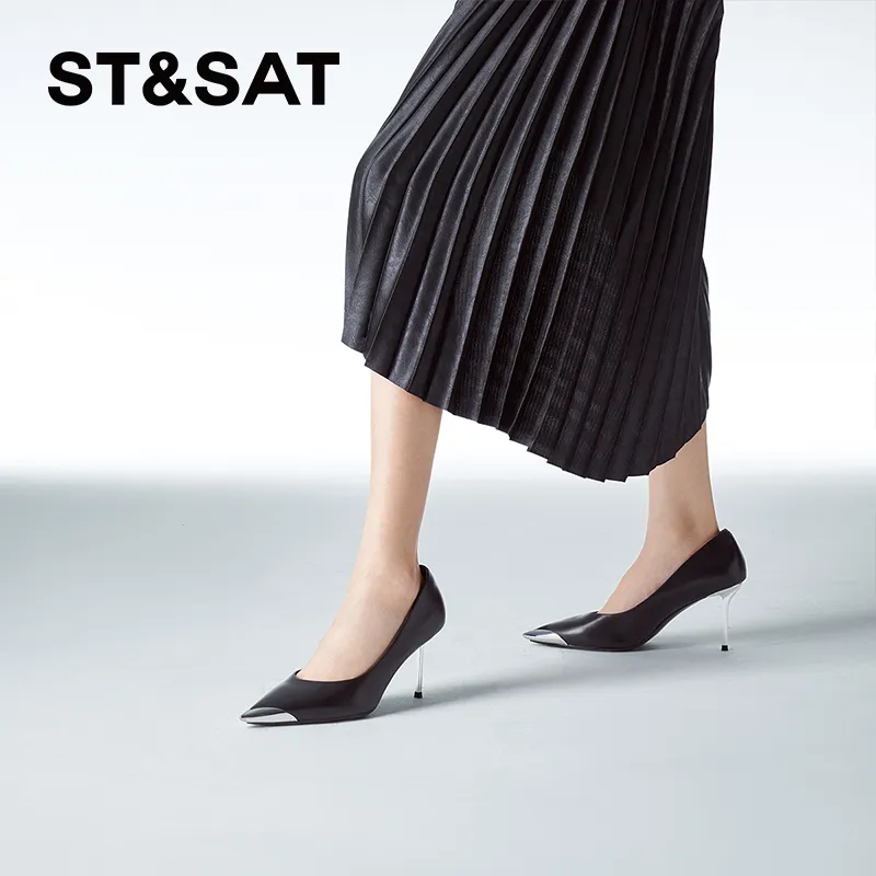 ST&SAT Galaxy Sparkling High Heels 7.8cm Women's-9