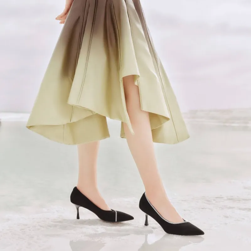 ST&SAT Slim Heel High Heels 6.5cm Women's-4