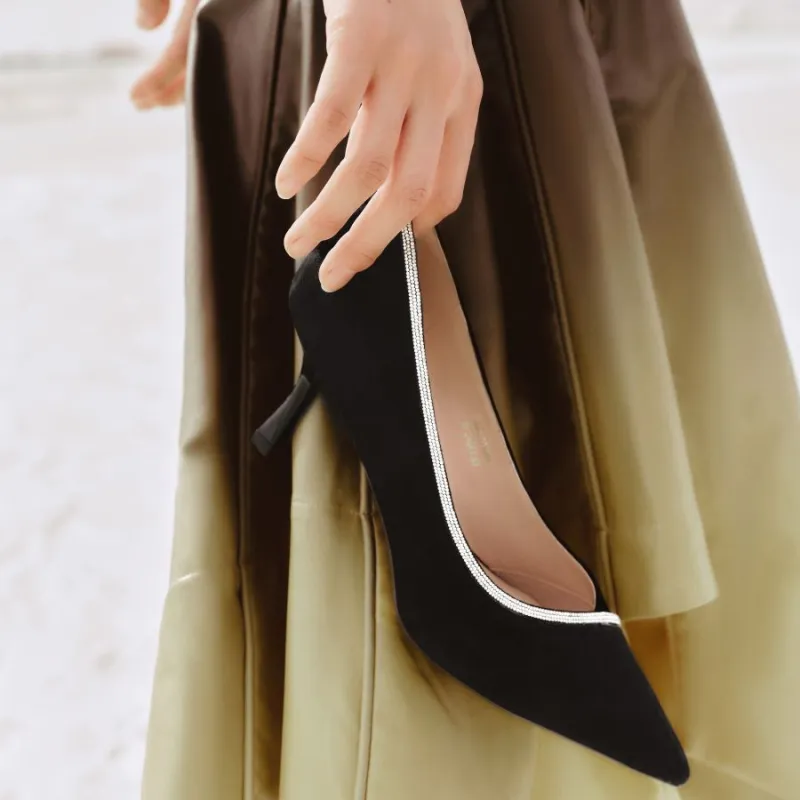 ST&SAT Slim Heel High Heels 6.5cm Women's-3