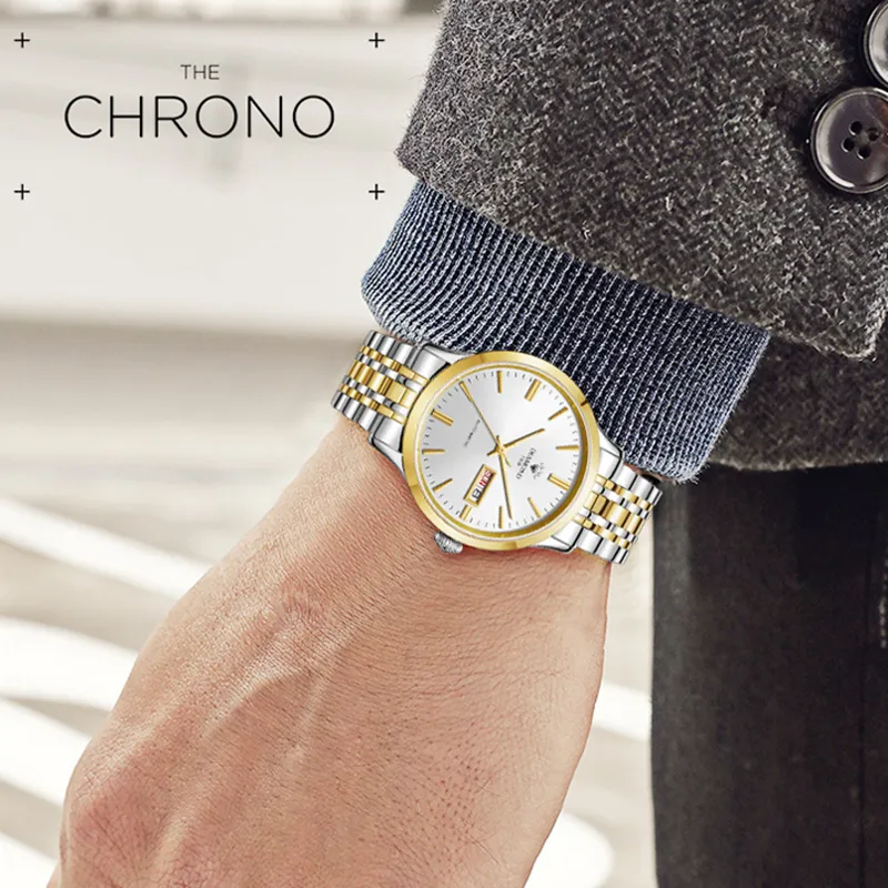 Diamond Automatic Mechanical Movement Watch Men's Watches Silver Dial-19