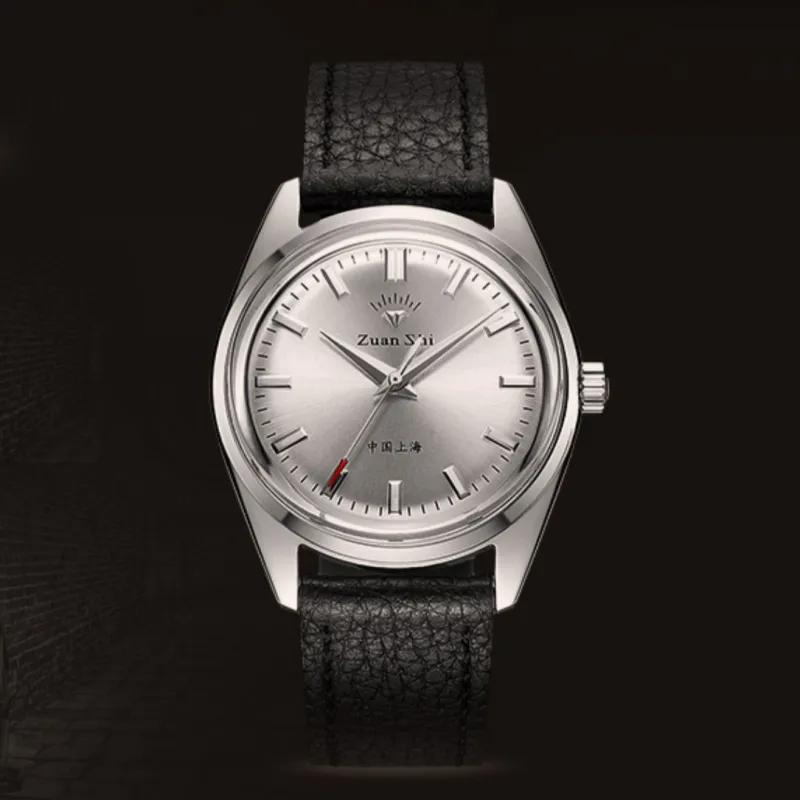 Diamond Manual Mechanical Movement Men's Watches White Dial-9