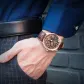 Rose Gold Belt with Red Diamond Design