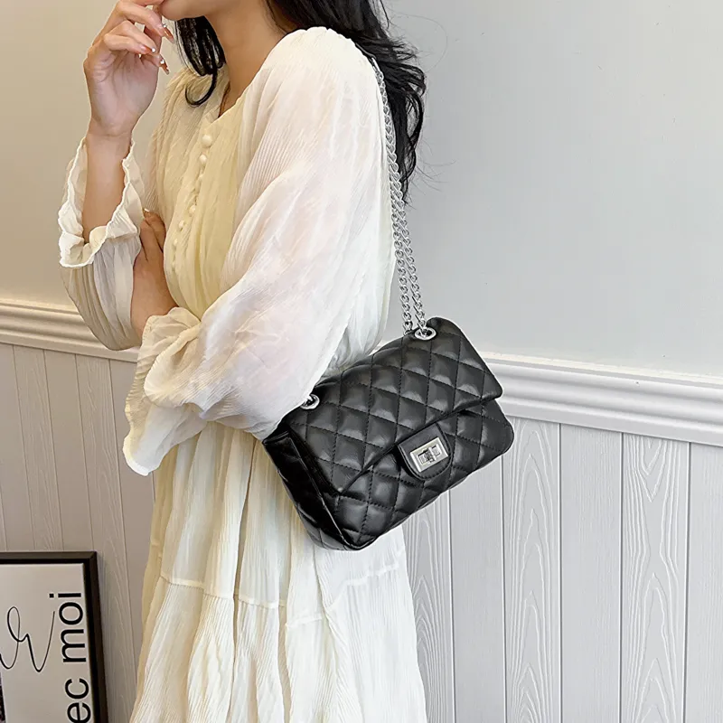 Cwatcun PU Crossbody Bag Women's White/Pink/Beige/Black/Brown/Coffee-10
