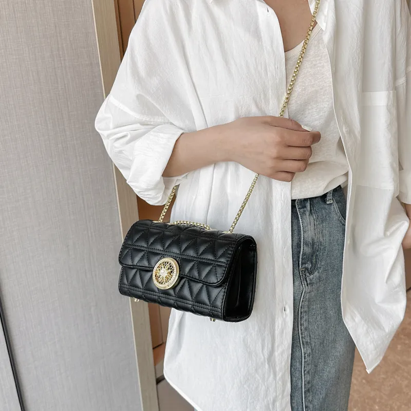 Cwatcun PU Shoulder Bag Crossbody Bag Regular Women's White/Black-10