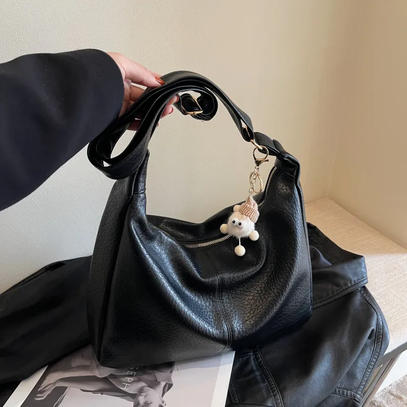 Cwatcun PU Crossbody Bag Regular Women's Ecru/Black/Brown/Coffee-7