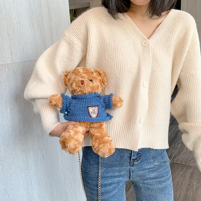 Cwatcun Plush Handbag Crossbody Bag Regular Unisex-2