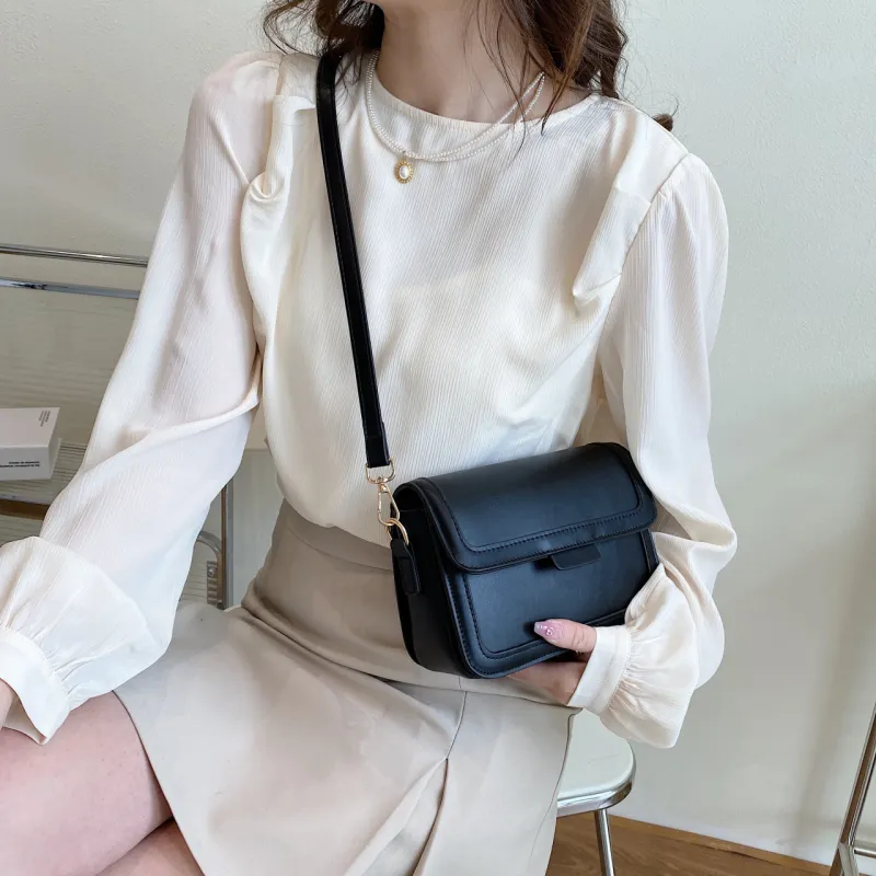 Cwatcun PU Shoulder Bag Crossbody Bag Women's Brown/Black/Khaki-17