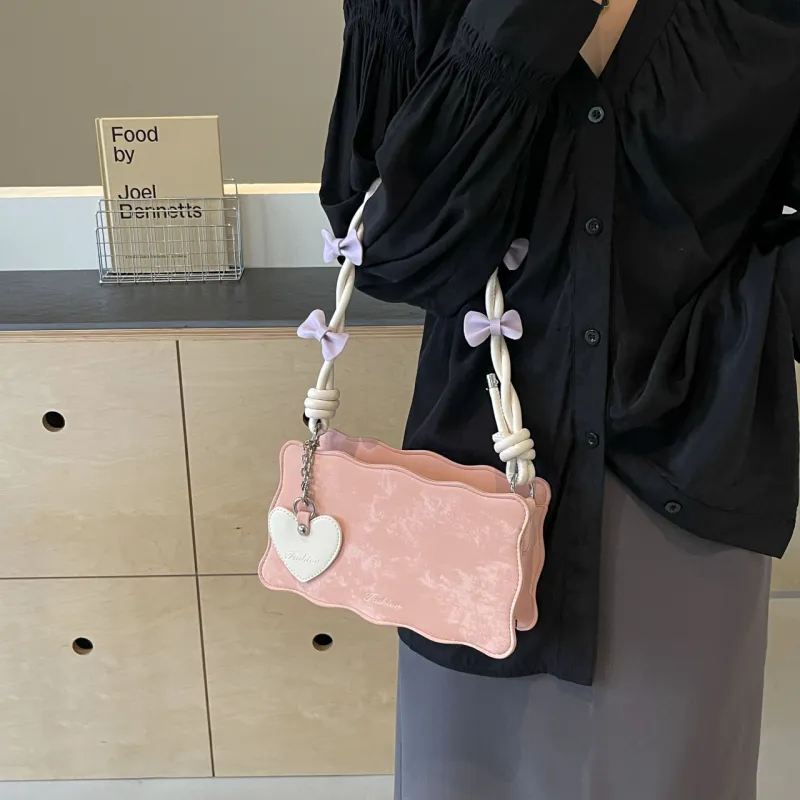 Cwatcun PU Handbag, Shoulder Bag Regular Women's Silver/Pink/Green/White/Black-15