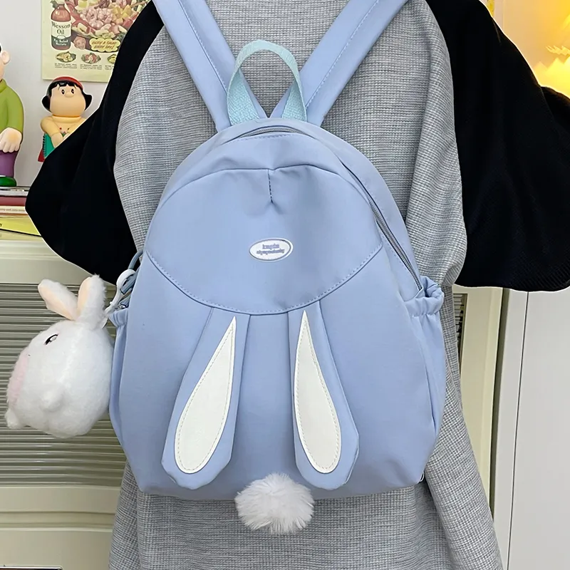 Cwatcun Polyester Backpack Women's White/Pink/Blue/Black/Yellow-14