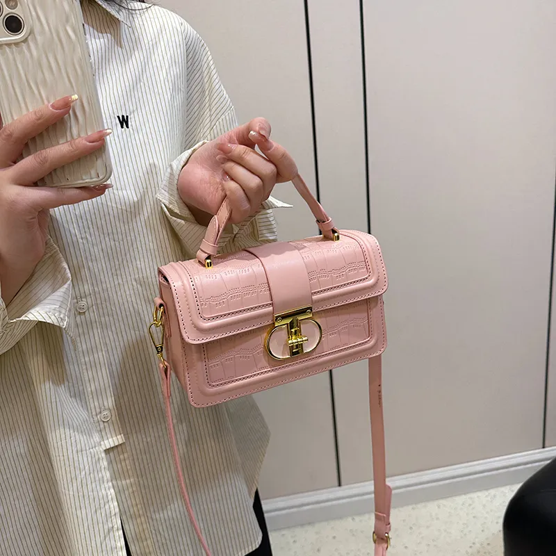 Cwatcun PU One Shoulder Handbags Regular Women's Pink/Red/Brown/White/Black-2