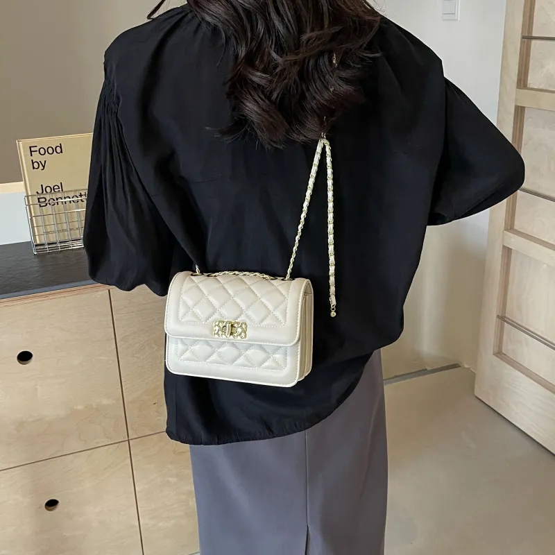 Cwatcun Pu Crossbody Bag, Shoulder Bag Women's Black/Ecru-12