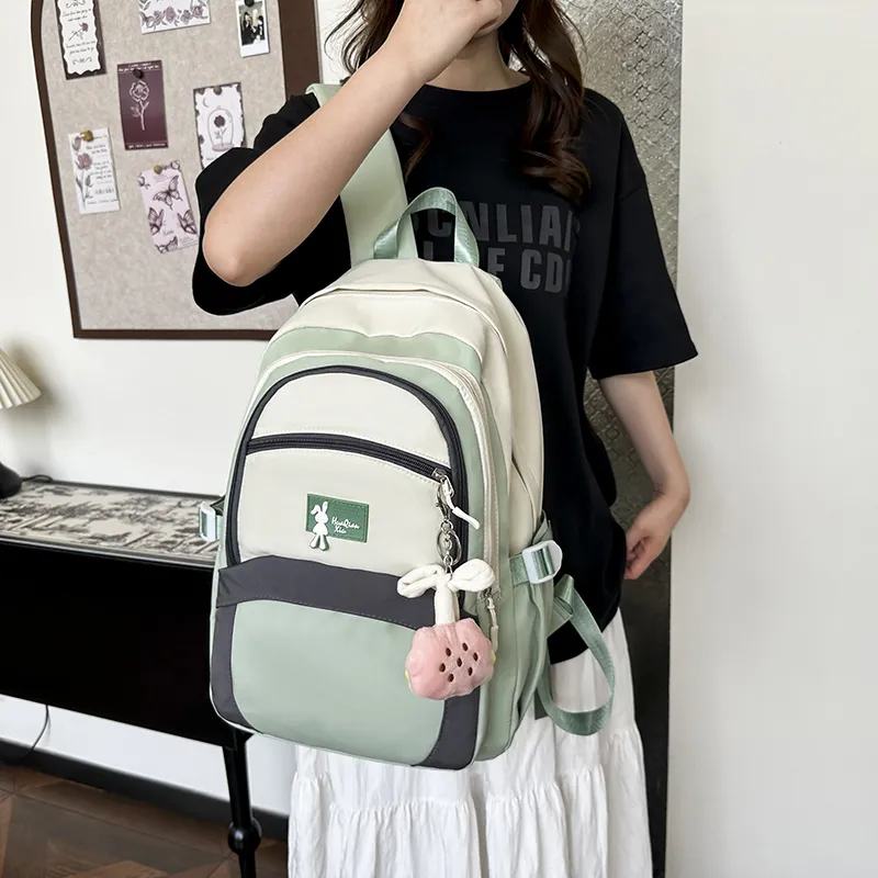 Cwatcun Nylon Backpack Women's Multicolor-12