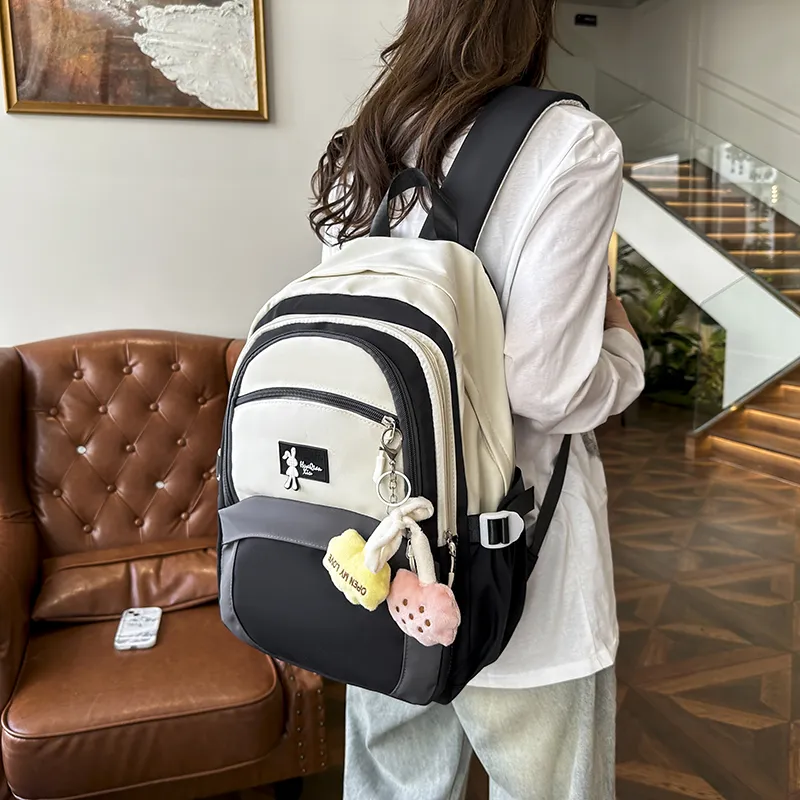 Cwatcun Nylon Backpack Women's Multicolor-8
