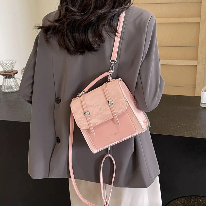 Cwatcun PU Backpack Regular Women's Silver/Black/Pink/Beige-19