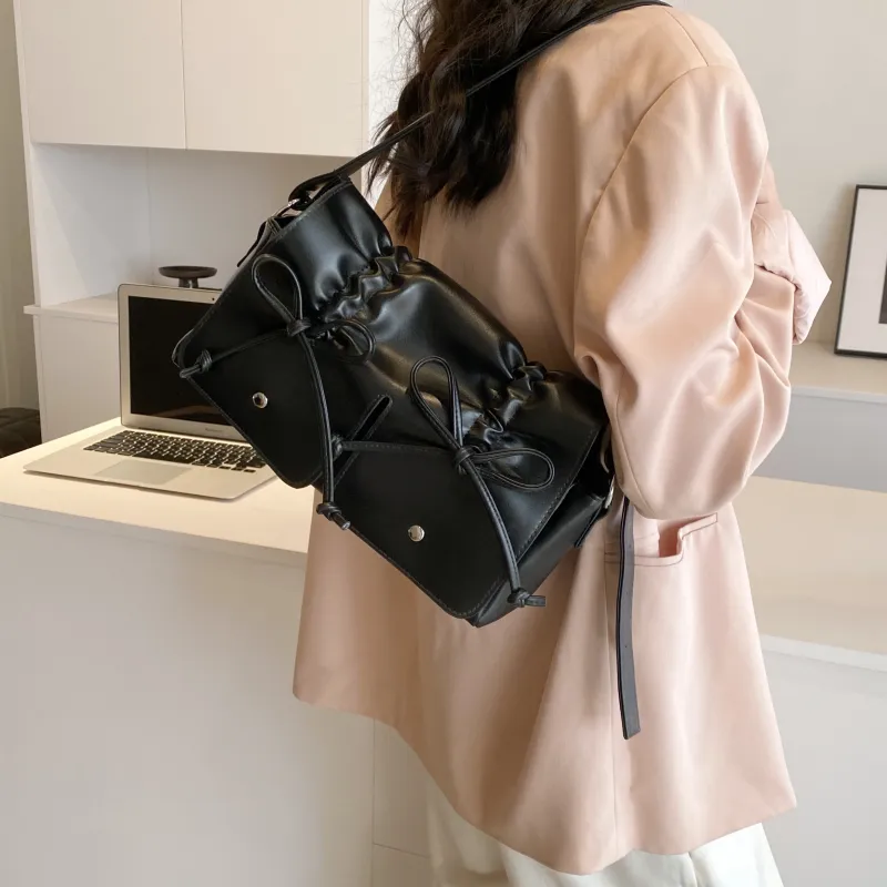 Cwatcun PU Crossbody Shoulder Bags Regular Women's White/Silver/Pink/Black-29