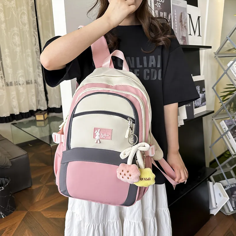 Cwatcun Nylon Backpack Women's Multicolor-2