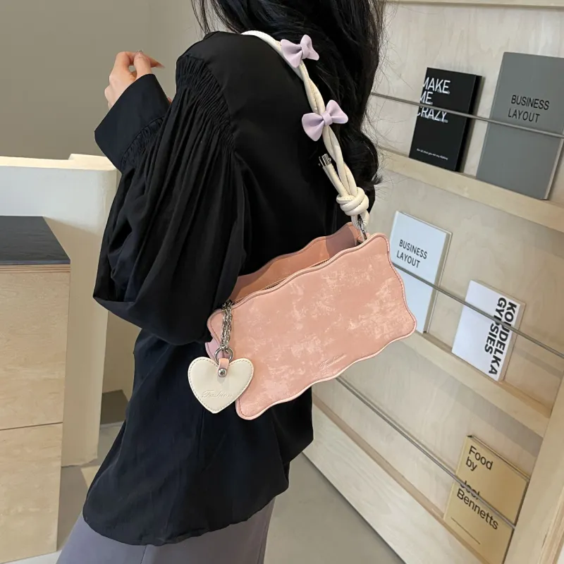 Cwatcun PU Handbag, Shoulder Bag Regular Women's Silver/Pink/Green/White/Black-13
