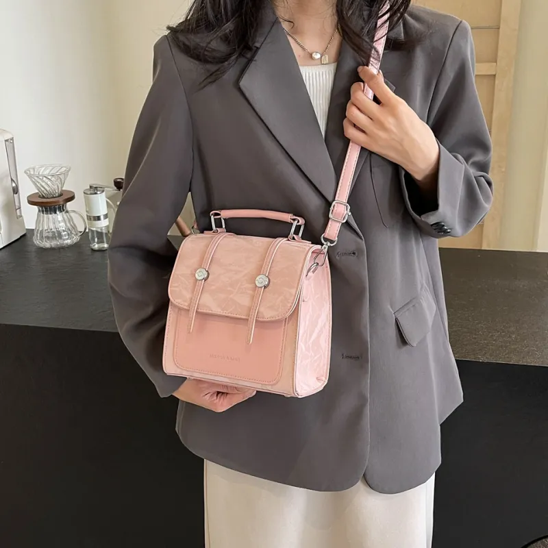 Cwatcun PU Backpack Regular Women's Silver/Black/Pink/Beige-21