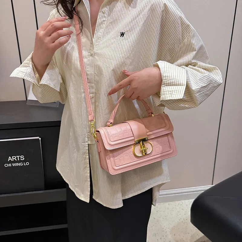 Cwatcun PU One Shoulder Handbags Regular Women's Pink/Red/Brown/White/Black-4