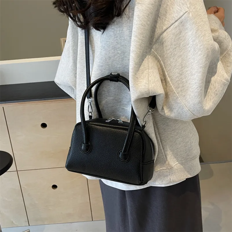 Cwatcun PU One Shoulder Handbag, Crossbody Bag Regular Women's White/Sky Blue/Yellow/Black/Pink-23