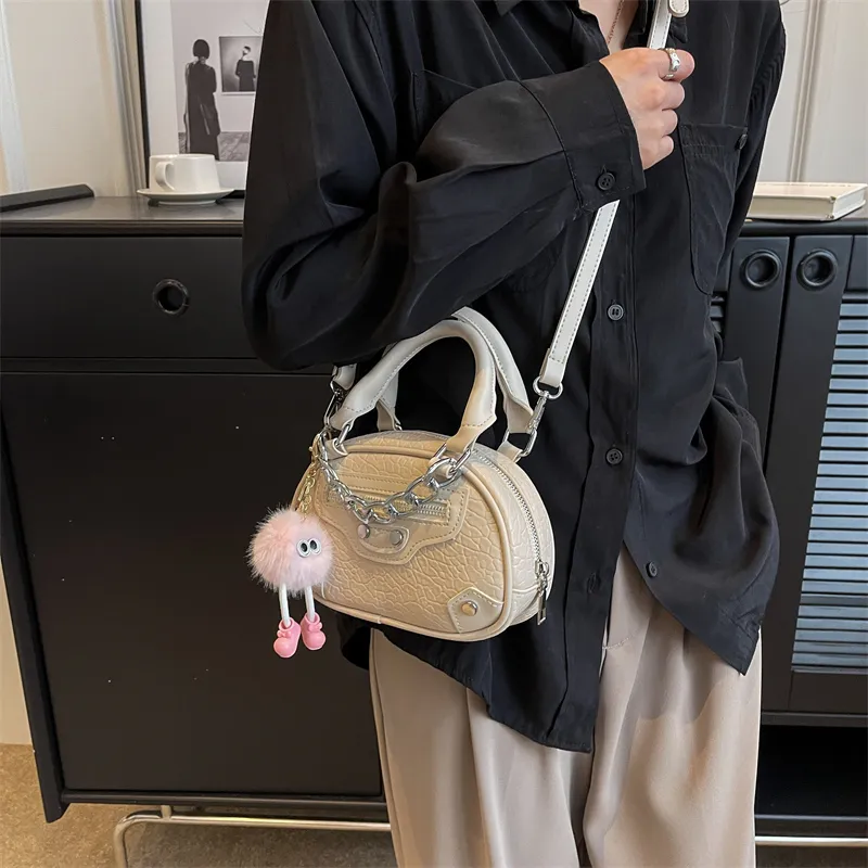 Rainbow Girl PU One Shoulder Handbag Regular Women's White/Black/Pink/Beige/Yellow-20