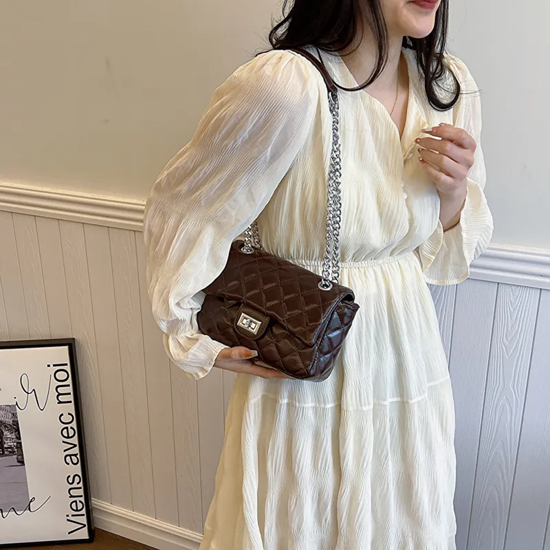 Cwatcun PU Crossbody Bag Women's White/Pink/Beige/Black/Brown/Coffee-13