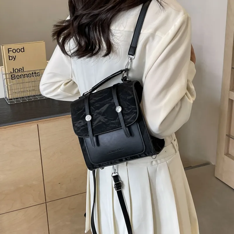 Cwatcun PU Backpack Regular Women's Silver/Black/Pink/Beige-14