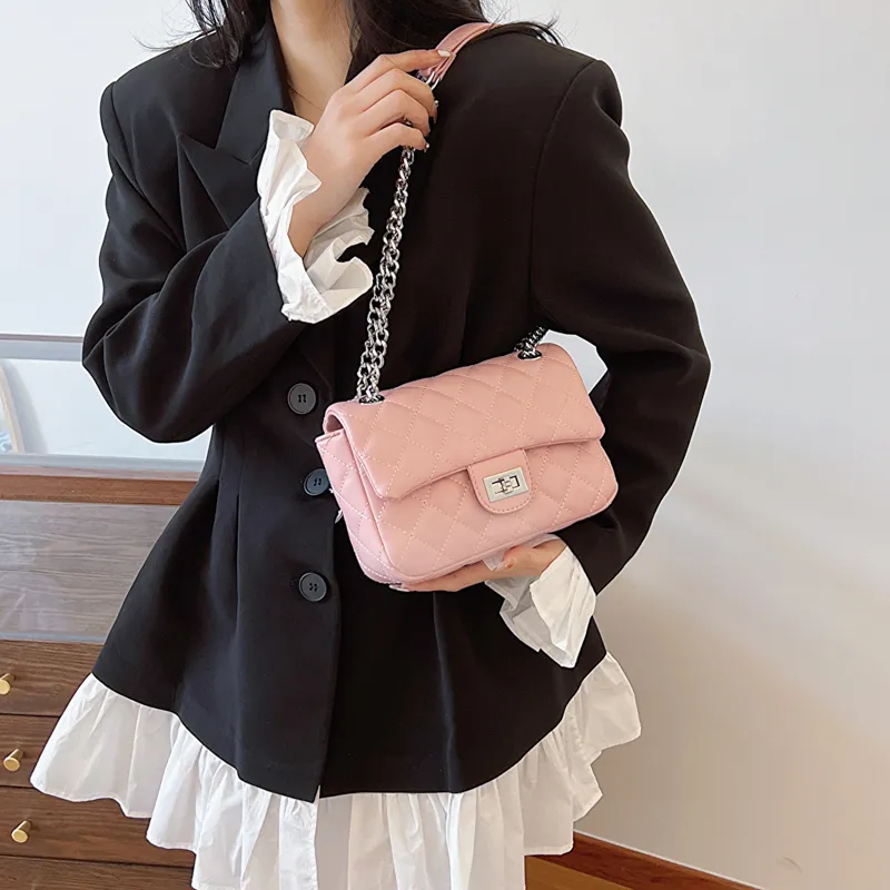 Cwatcun PU Crossbody Bag Women's White/Pink/Beige/Black/Brown/Coffee-6