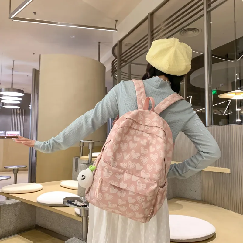 Cwatcun Polyester Jacquard Backpack Unisex Multicolor-2