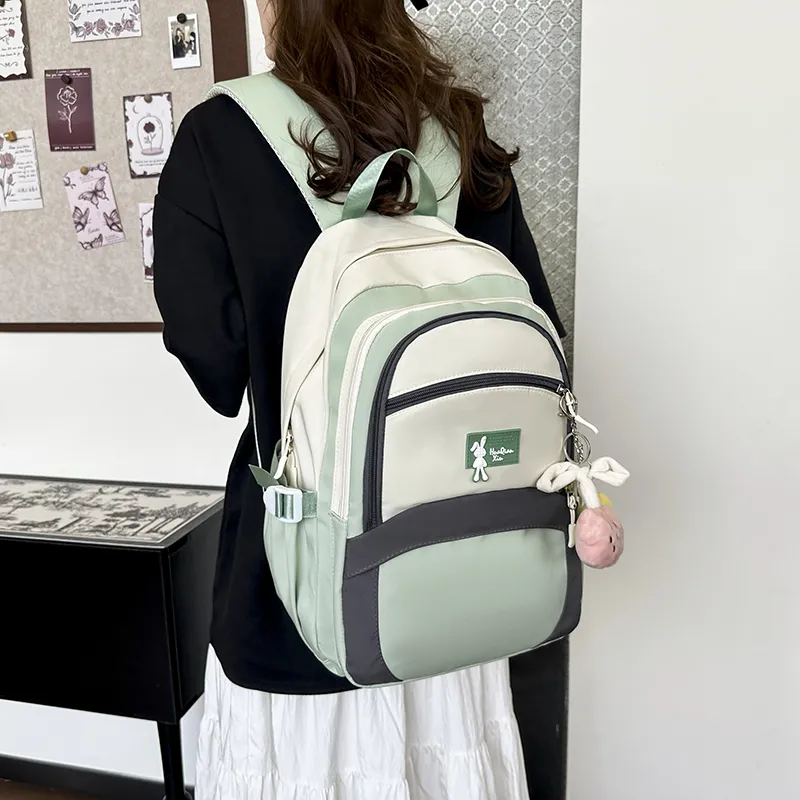 Cwatcun Nylon Backpack Women's Multicolor-14