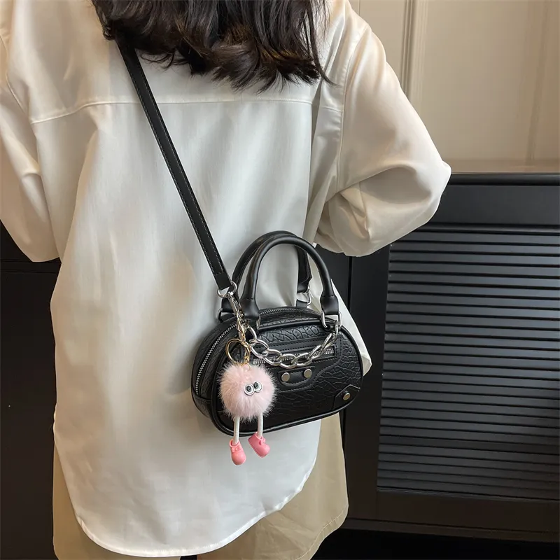Rainbow Girl PU One Shoulder Handbag Regular Women's White/Black/Pink/Beige/Yellow-9