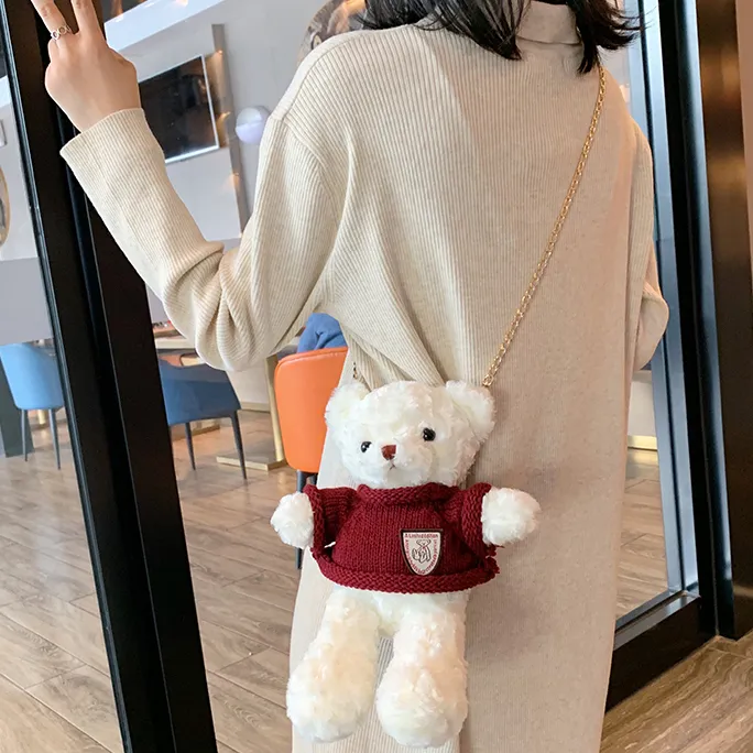 Cwatcun Plush Handbag Crossbody Bag Regular Unisex-22