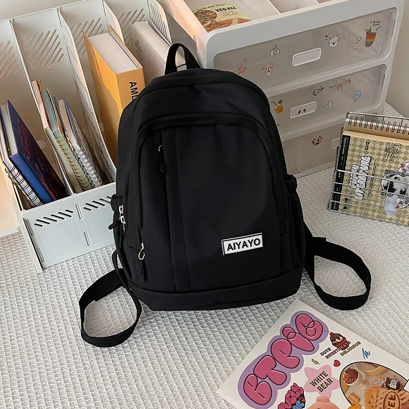 Cwatcun Nylon Backpack Women's Ecru/Black/Light Yellow/Light Blue/Light Green/Pink-21