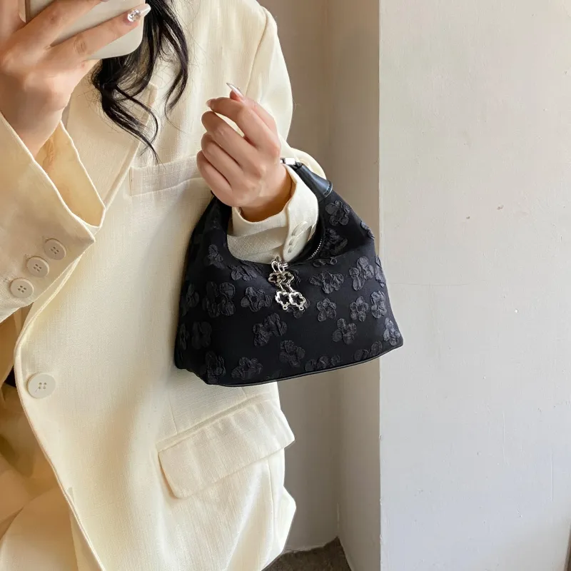 Cwatcun Oxford Crossbody One Shoulder Handbag Women's White/Pink/Black-18