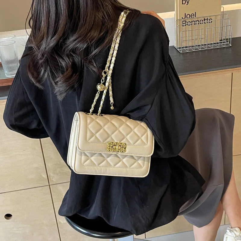 Cwatcun Pu Crossbody Bag, Shoulder Bag Women's Black/Ecru-9
