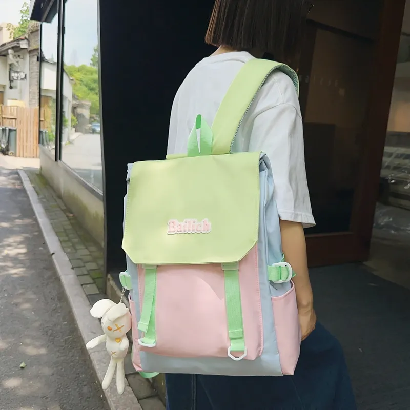 Cwatcun Nylon Backpack Women's Multicolor-9