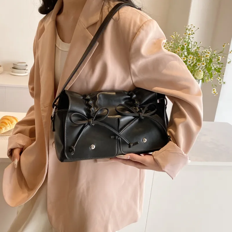 Cwatcun PU Crossbody Shoulder Bags Regular Women's White/Silver/Pink/Black-24