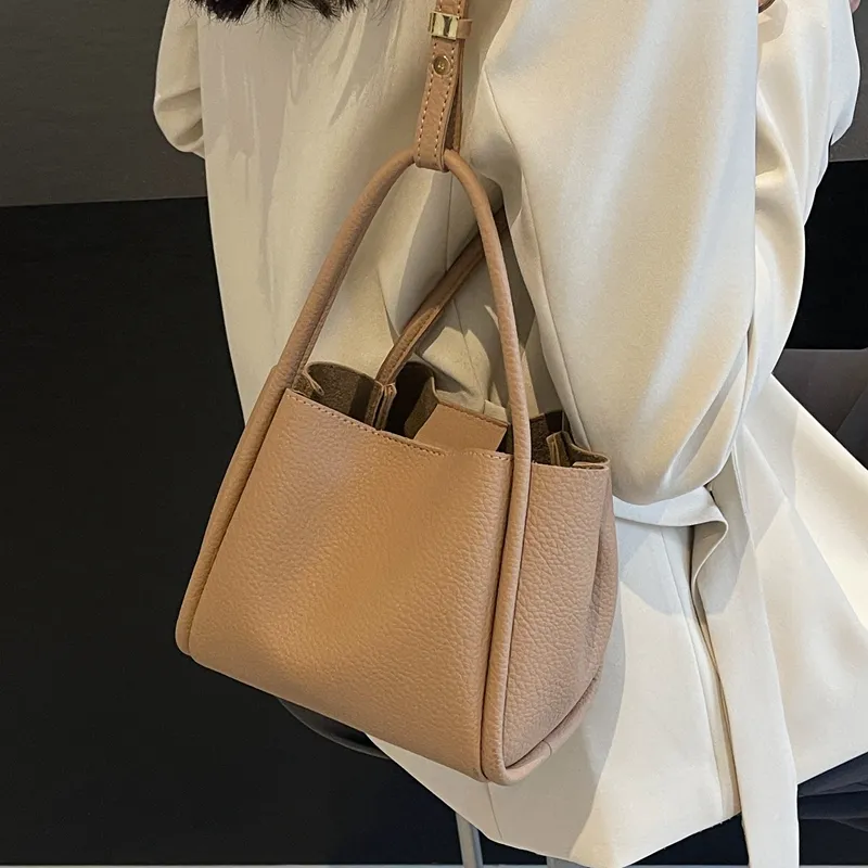 Cwatcun PU Shoulder Bag, Crossbody Bag, Handbag Regular Women's Ecru/Khaki/Black/Coffee-9