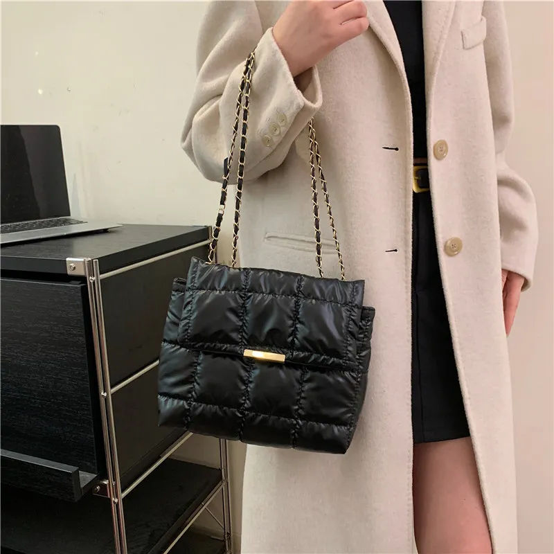 Cwatcun Oxford Shoulder Bag Women's Black/Silver/Gold-2