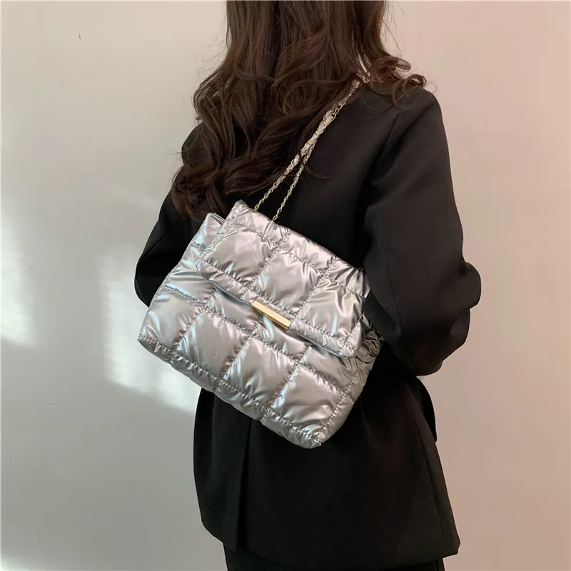 Cwatcun Oxford Shoulder Bag Women's Black/Silver/Gold-15