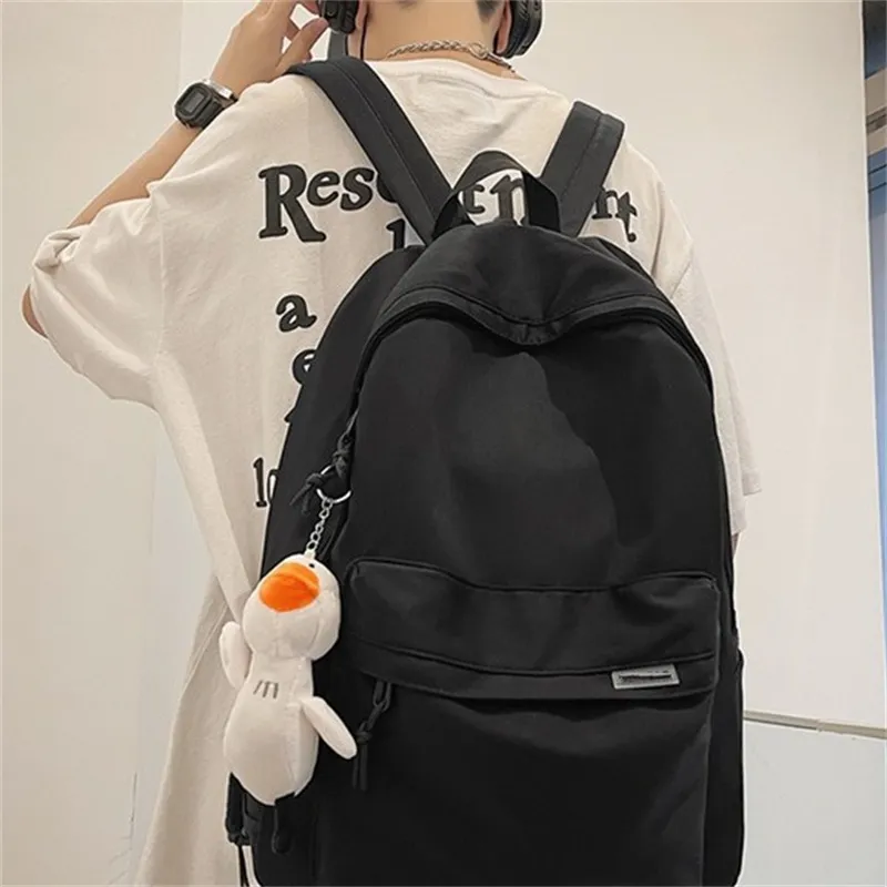 Cwatcun Nylon Backpack Regular Unisex White/Black-4