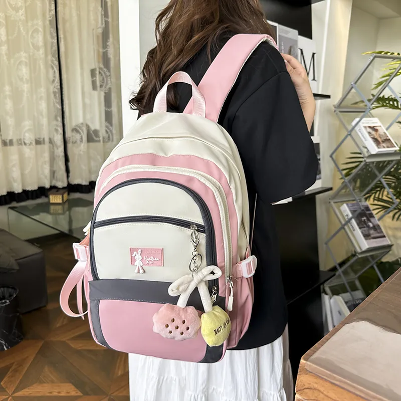 Cwatcun Nylon Backpack Women's Multicolor-3
