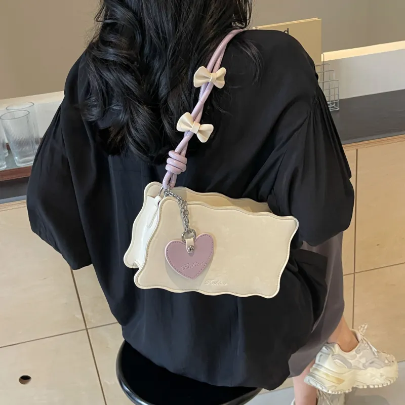 Cwatcun PU Handbag, Shoulder Bag Regular Women's Silver/Pink/Green/White/Black-31