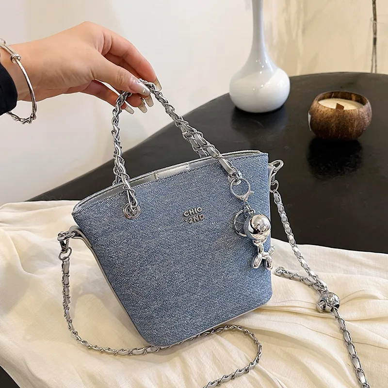 Cwatcun PU Shoulder Bag Women's Light Blue/Black/Dark Blue/Light Blue/Black/Dark Blue/Dark Blue/Sky Blue/Light Blue-26