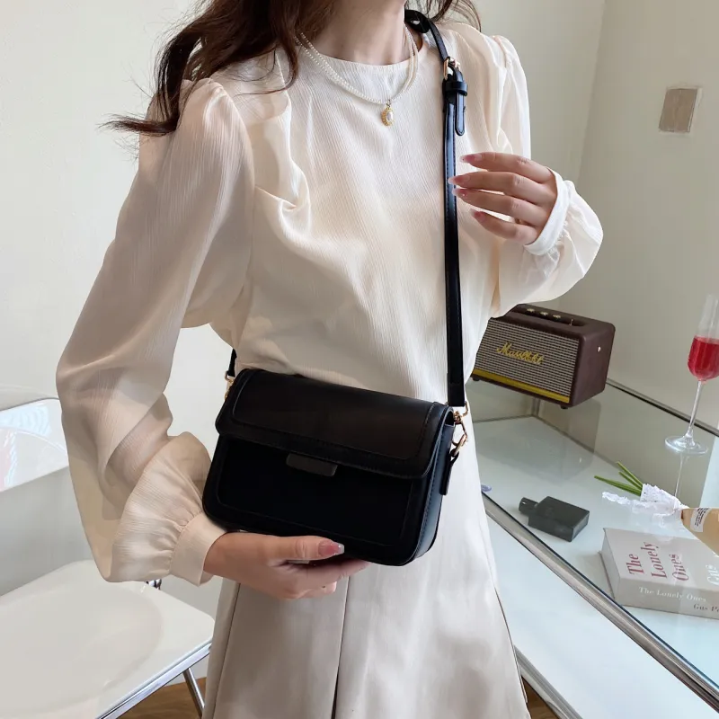 Cwatcun PU Shoulder Bag Crossbody Bag Women's Brown/Black/Khaki-16