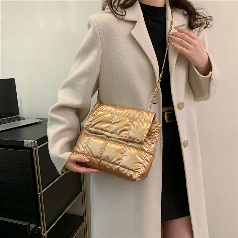 Cwatcun Oxford Shoulder Bag Women's Black/Silver/Gold-12