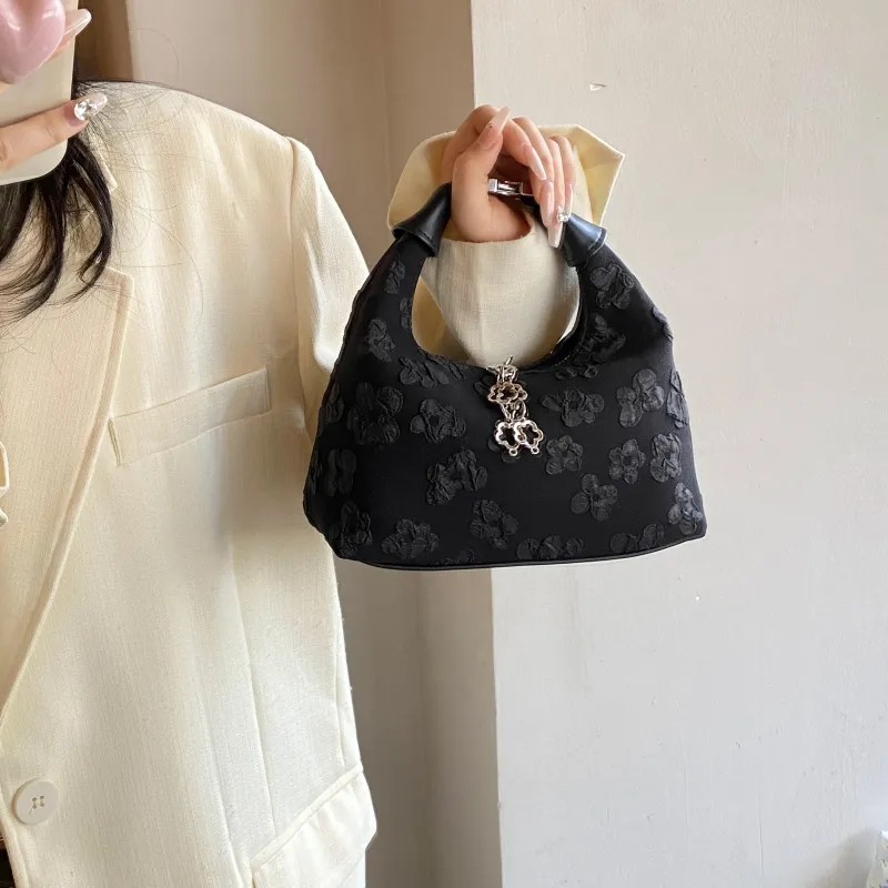 Cwatcun Oxford Crossbody One Shoulder Handbag Women's White/Pink/Black-14