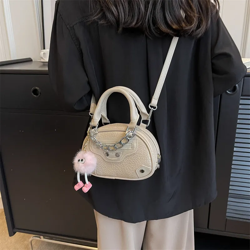 Rainbow Girl PU One Shoulder Handbag Regular Women's White/Black/Pink/Beige/Yellow-22