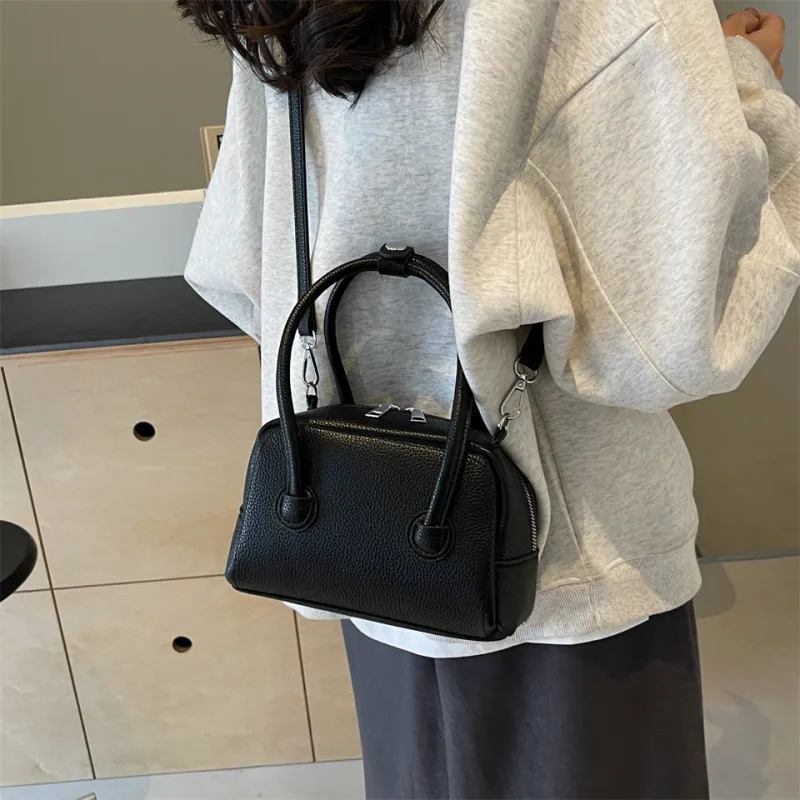 Cwatcun PU One Shoulder Handbag, Crossbody Bag Regular Women's White/Sky Blue/Yellow/Black/Pink-22