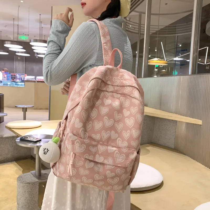 Cwatcun Polyester Jacquard Backpack Unisex Multicolor-1